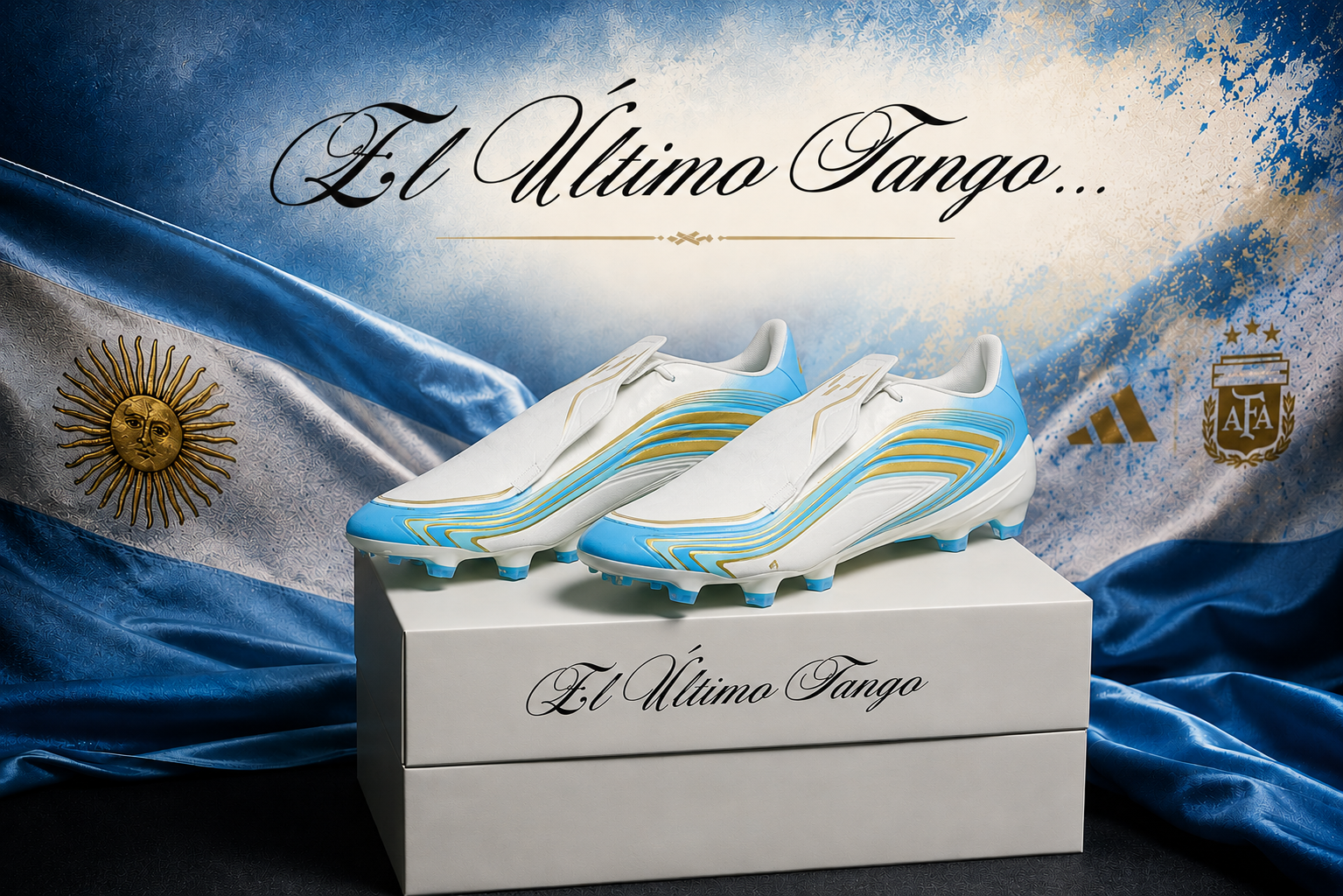 El último tango: as novas chuteiras Adidas de Messi.