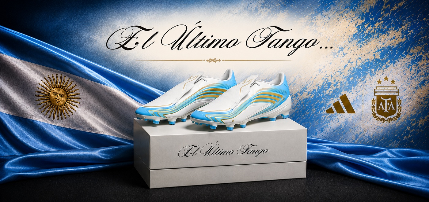 El último tango: as novas chuteiras Adidas de Messi.