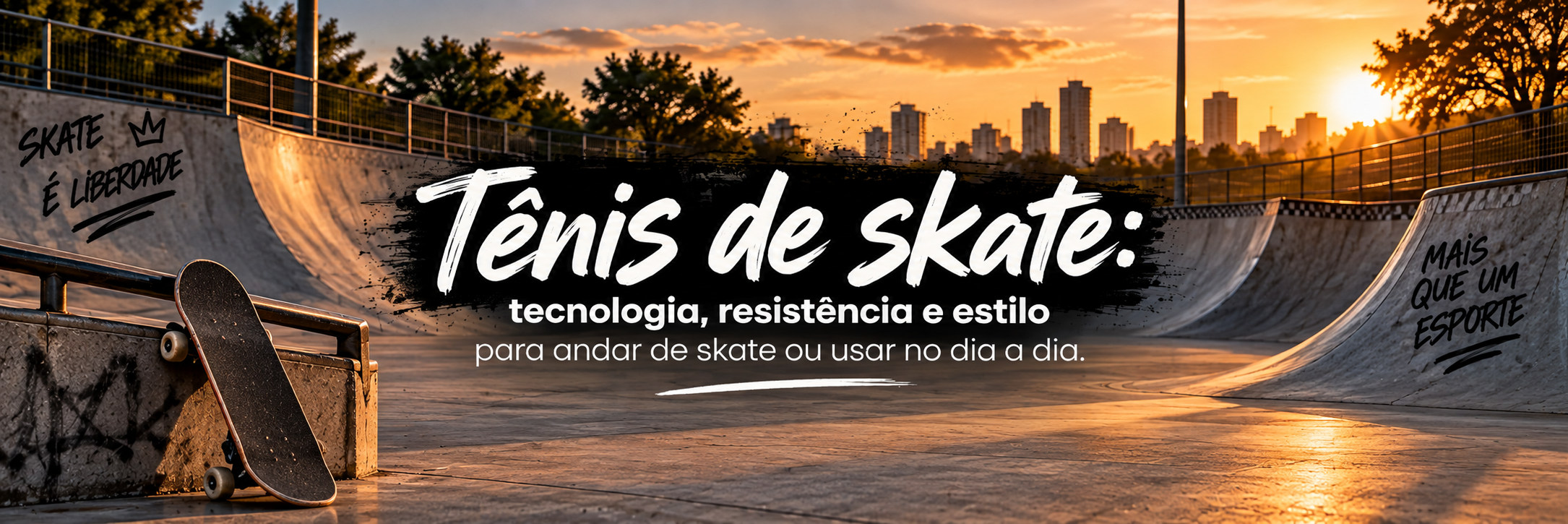 Tênis de skate: tecnologia, resistência e estilo para andar de skate ou usar no dia a dia.