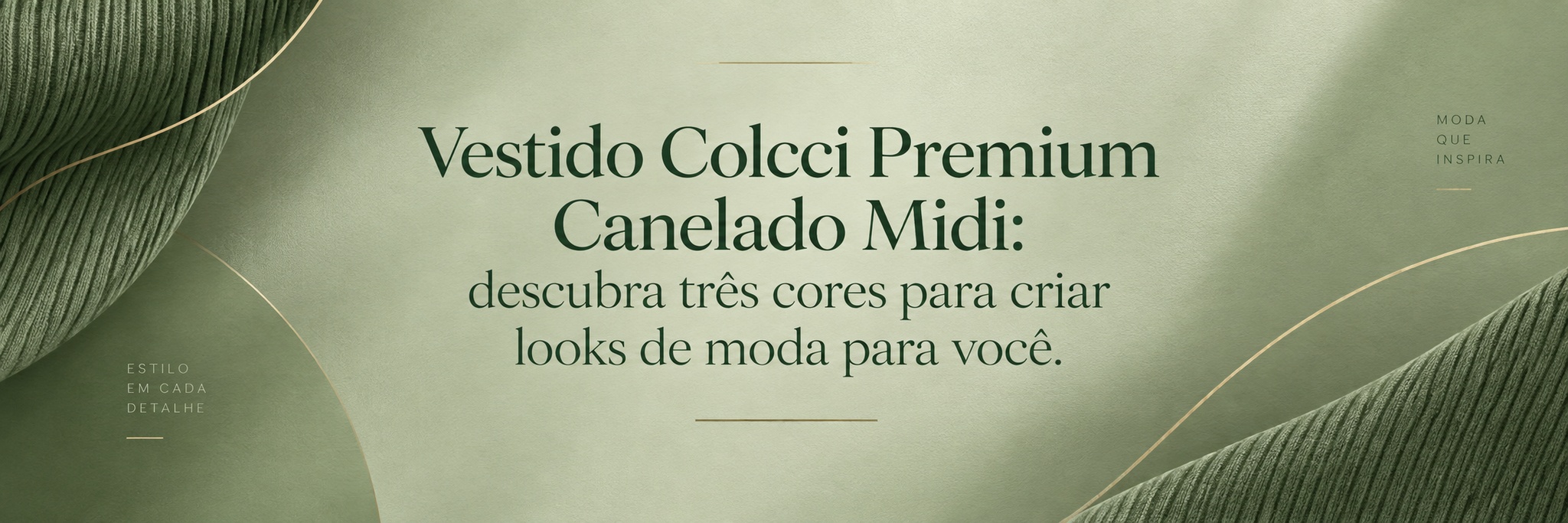 Vestido Colcci Premium Canelado Midi: descubra três cores para criar looks de moda para você.