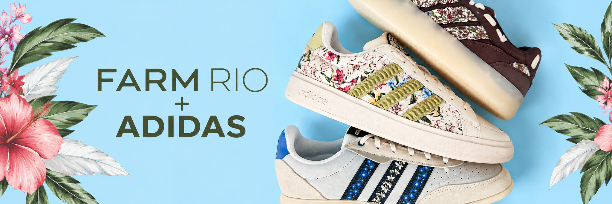 Farm Rio e Adidas: conheça três tênis para renovar seus looks com cor e personalidade agora!